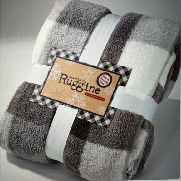 Ruggine Sherpa Blanket - Picture 2 of 4